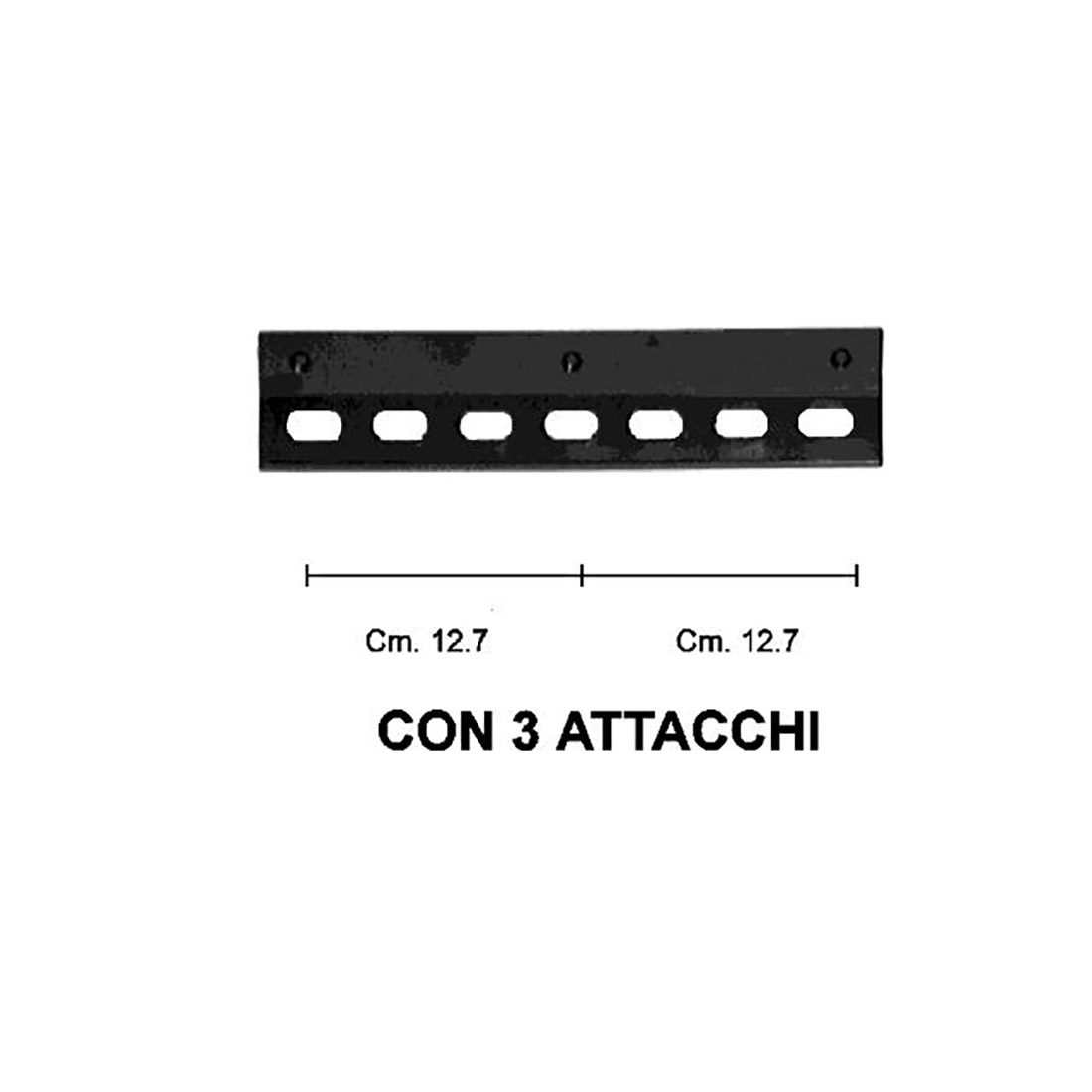 MANIGLIA FORNO X LOFRA CM. 29,5 MARRONE - M3280 - immagine 2